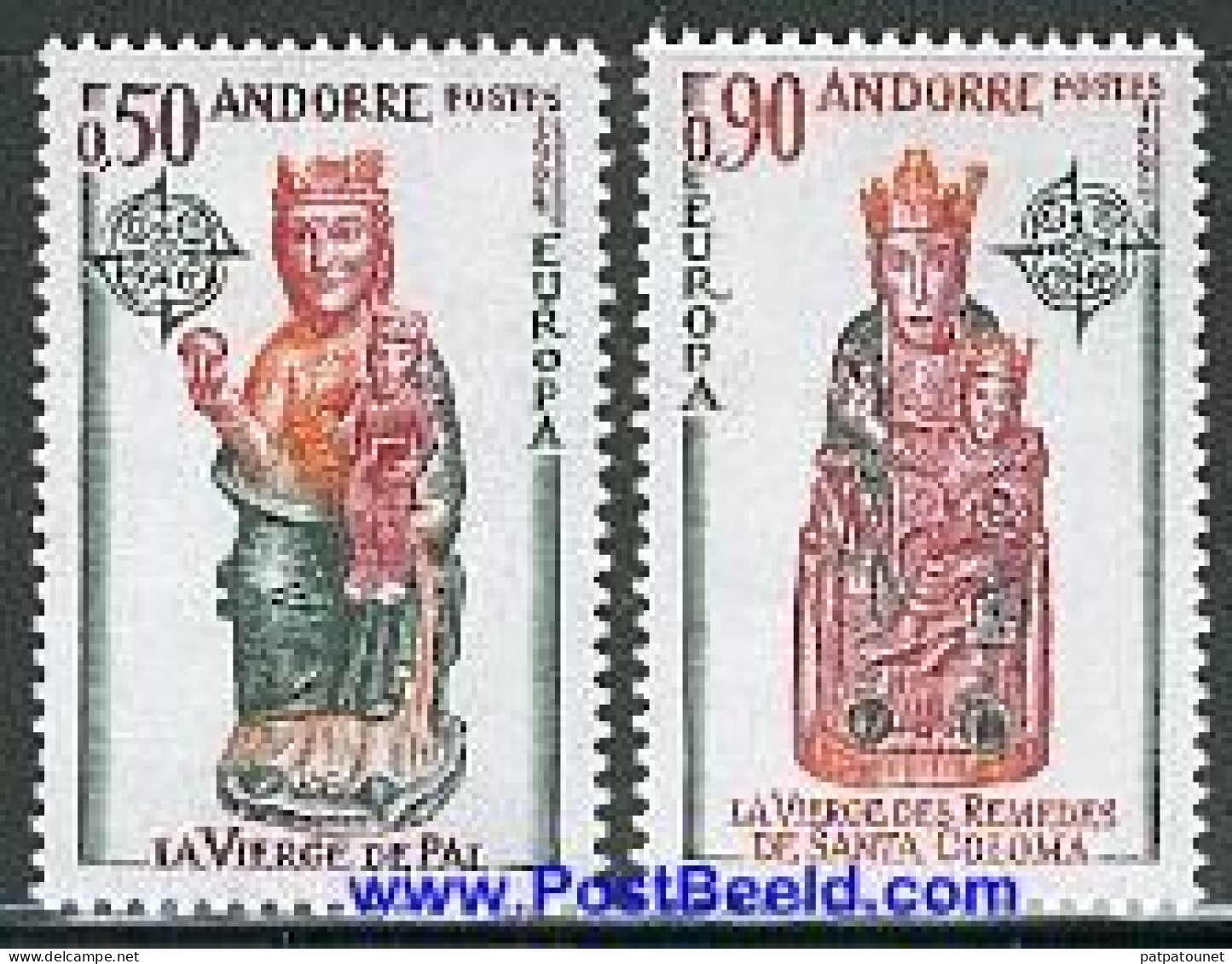 Andorre Français Europa CEPT 1974 MNH Yv 237/8 Cote 55 Euros - 1970