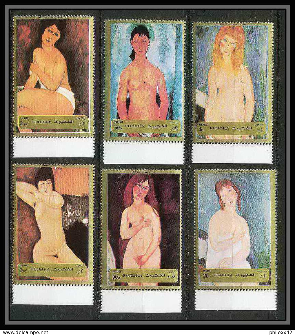 106a - Fujeira - MNH ** Mi N° 1222 / 1227 A Tableau (tableaux Nudes Paintings) Modigliani - Desnudos