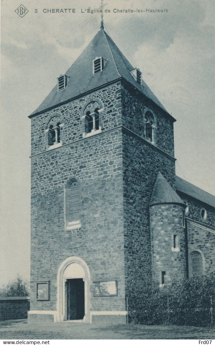 Cheratte 1912 - Wezet, Visé -L'église De Cheratte Les Hauteurs - Visé
