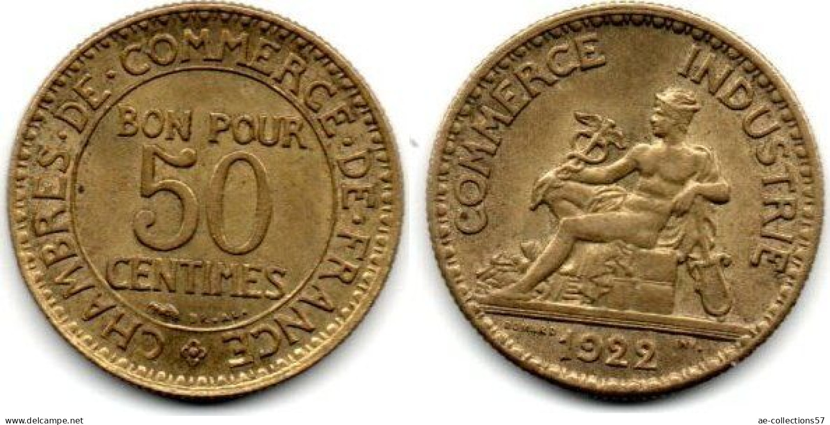 MA 30762 /  50 Centimes 1922 SUP - 50 Centimes