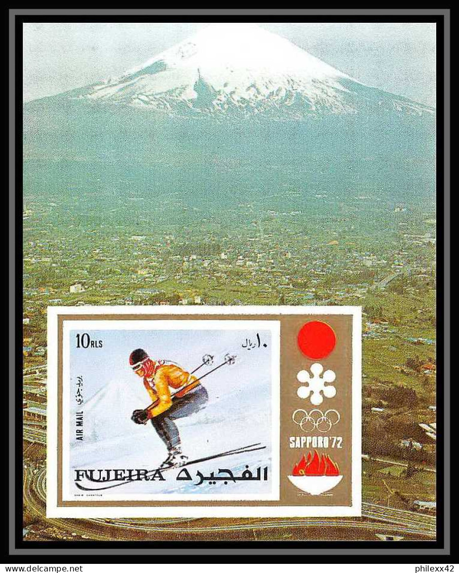 188 Fujeira MNH ** Mi N° 87 B Jeux Olympiques (olympic Games SAPPORO 72 Non Dentelé (Imperf) - Winter 1972: Sapporo