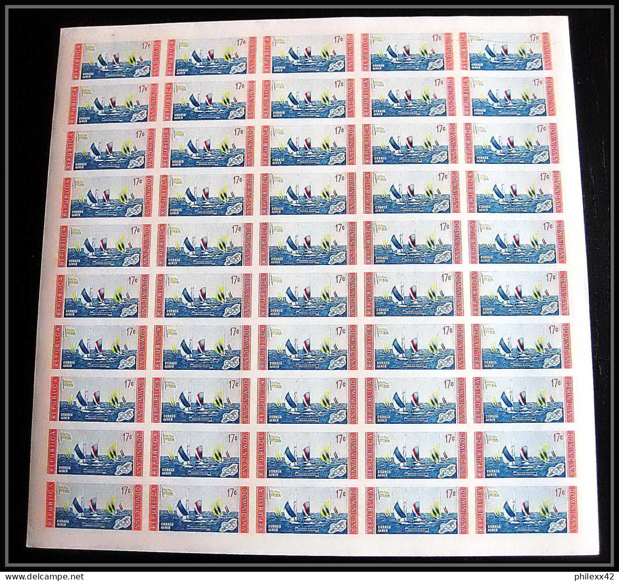 209b Dominicana MNH ** N° 660 / 667 B Non Dentelé (Imperf) Jeux Olympiques (olympic Games MELBOURNE Feuilles Sheets - Estate 1956: Melbourne