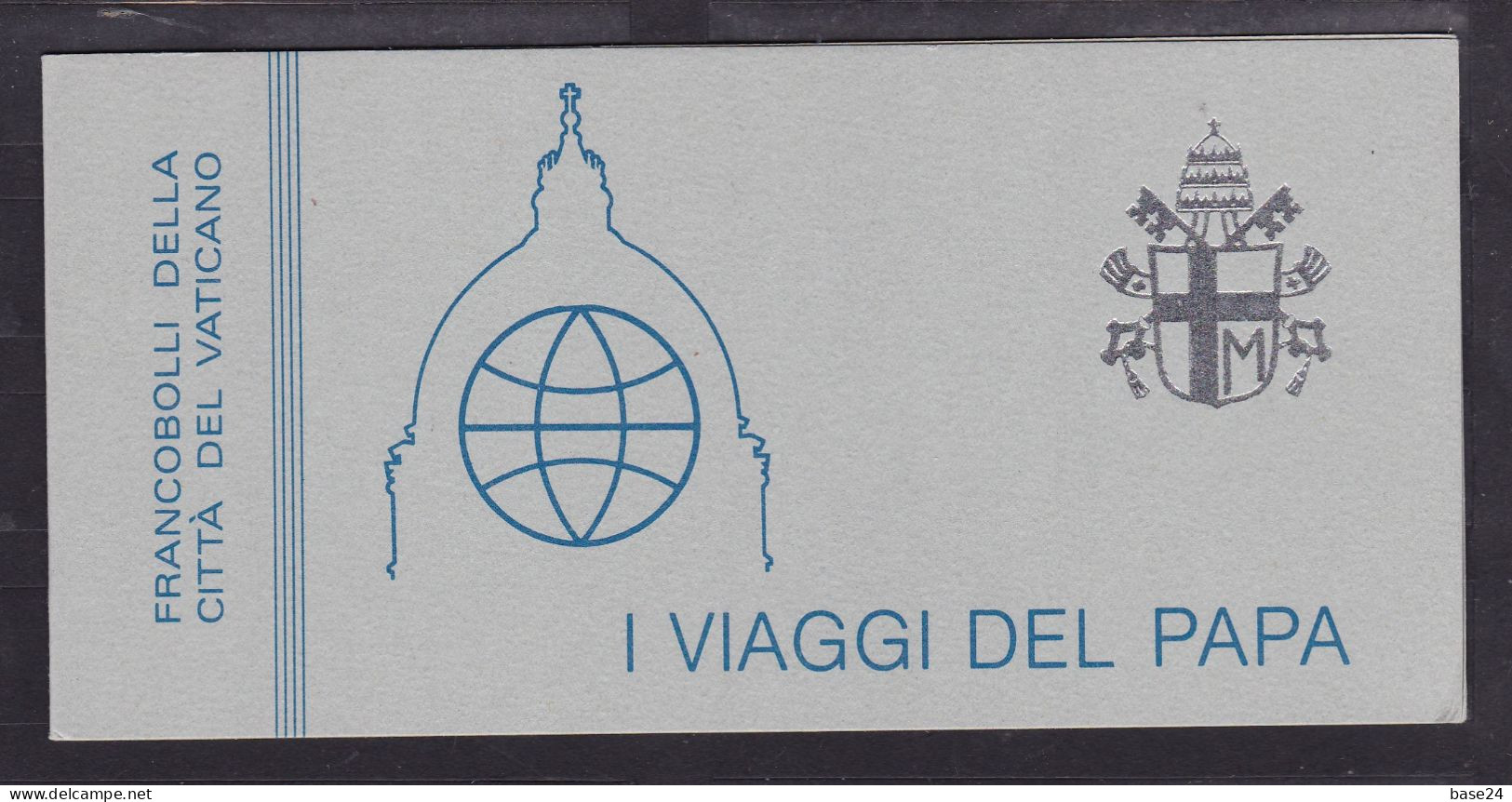 1984 Vaticano Vatican LIBRETTO VIAGGI DEL PAPA Di 16 Valori MNH** JOURNEYS OF THE POPE BOOKLET - Cuadernillos