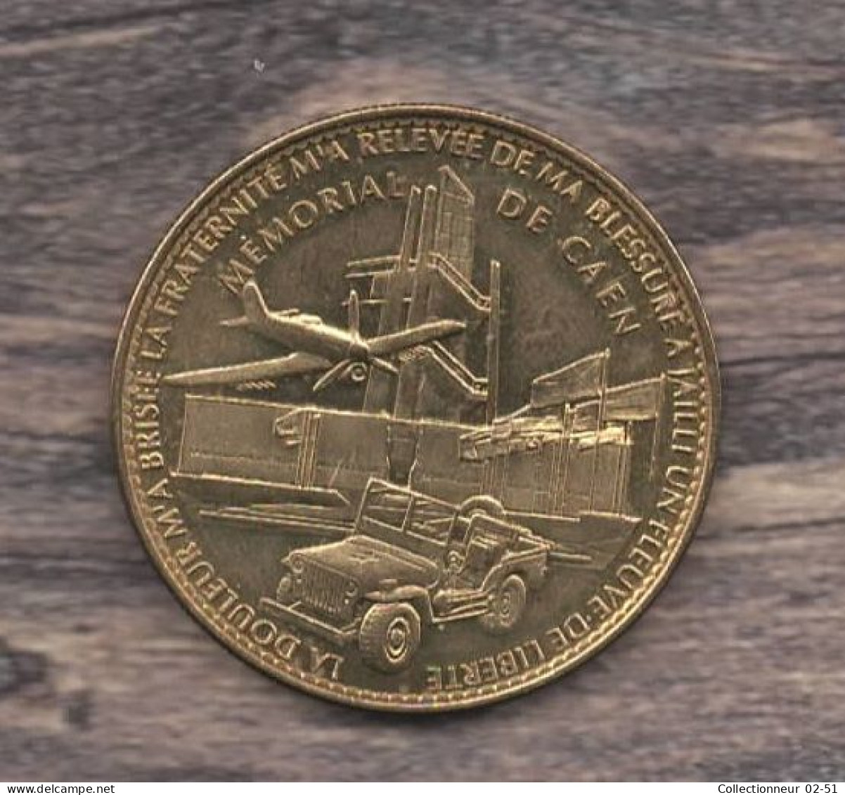 Monnaie Arthus Bertrand : Mémorial De Caen (Avion Et Jeep) - 2010 - 2010