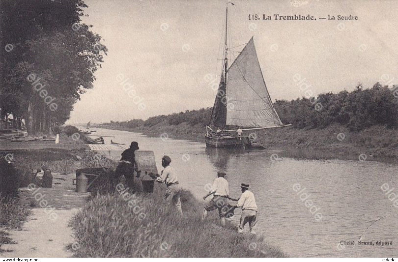 Voile Sailing Ship à La Tremblade  Canal  Barque - Voile