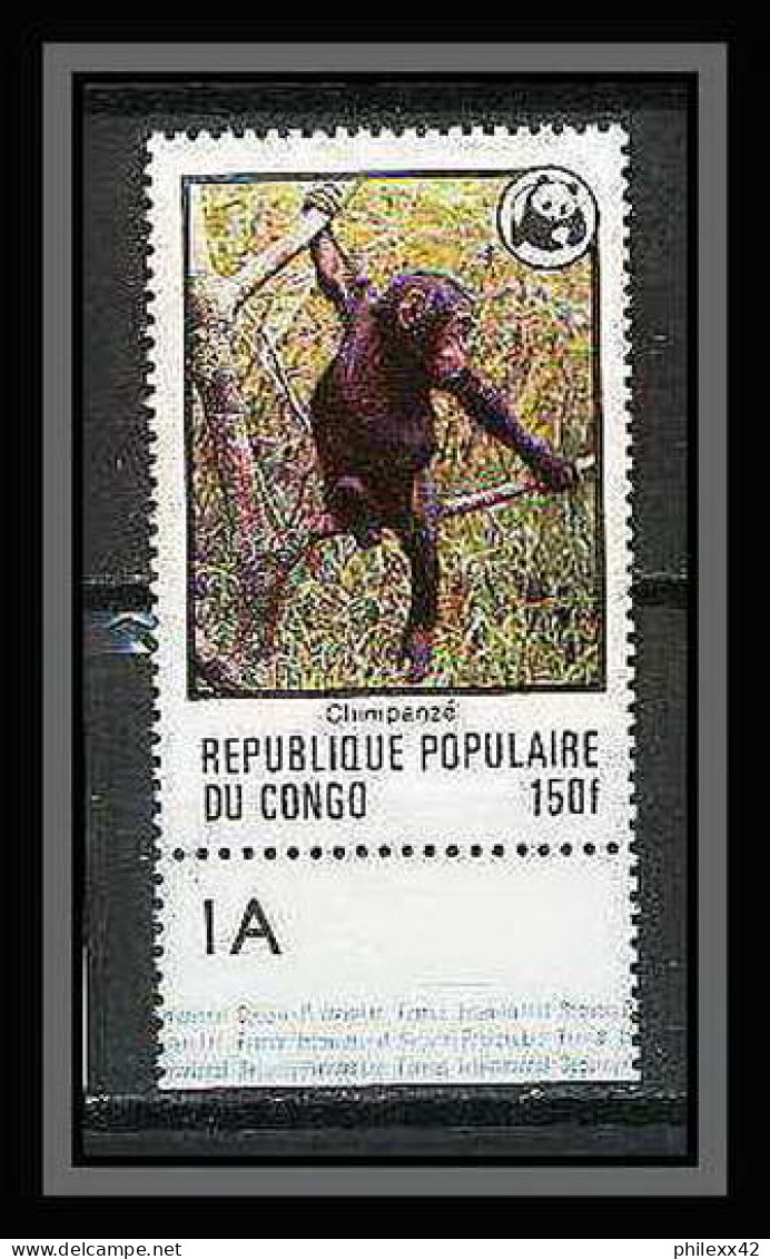 321 Congo Mi ** MNH N° 633 Singe Chimpanzé Chimpanzee (monkey Apes Singes) Cote 6.50 - Apen