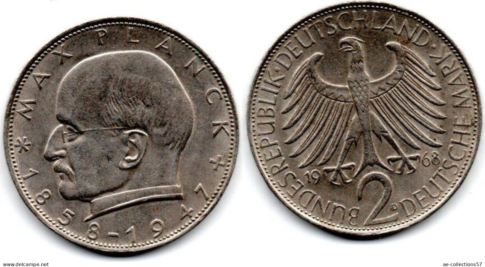 MA 30773 / Allemagne - Deutschland - Germany 2 Mark 1968 D TTB - 2 Mark