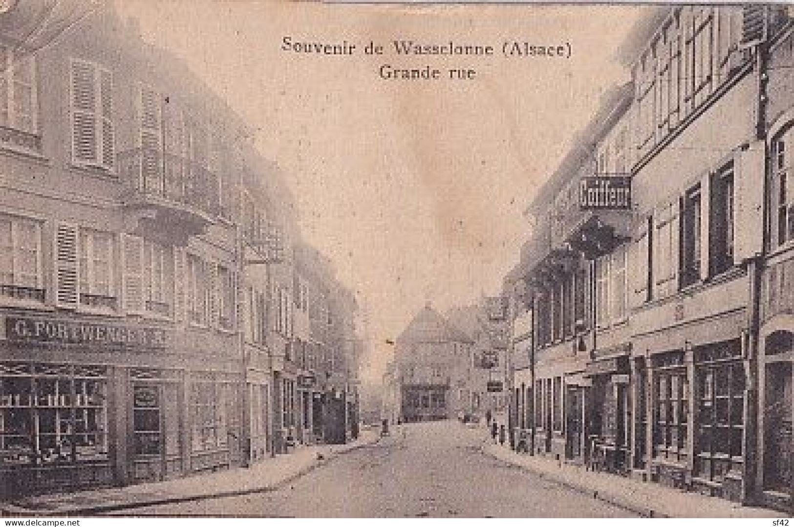 SOUVENIR DE WASSELONNE                  GRANDE RUE - Wasselonne