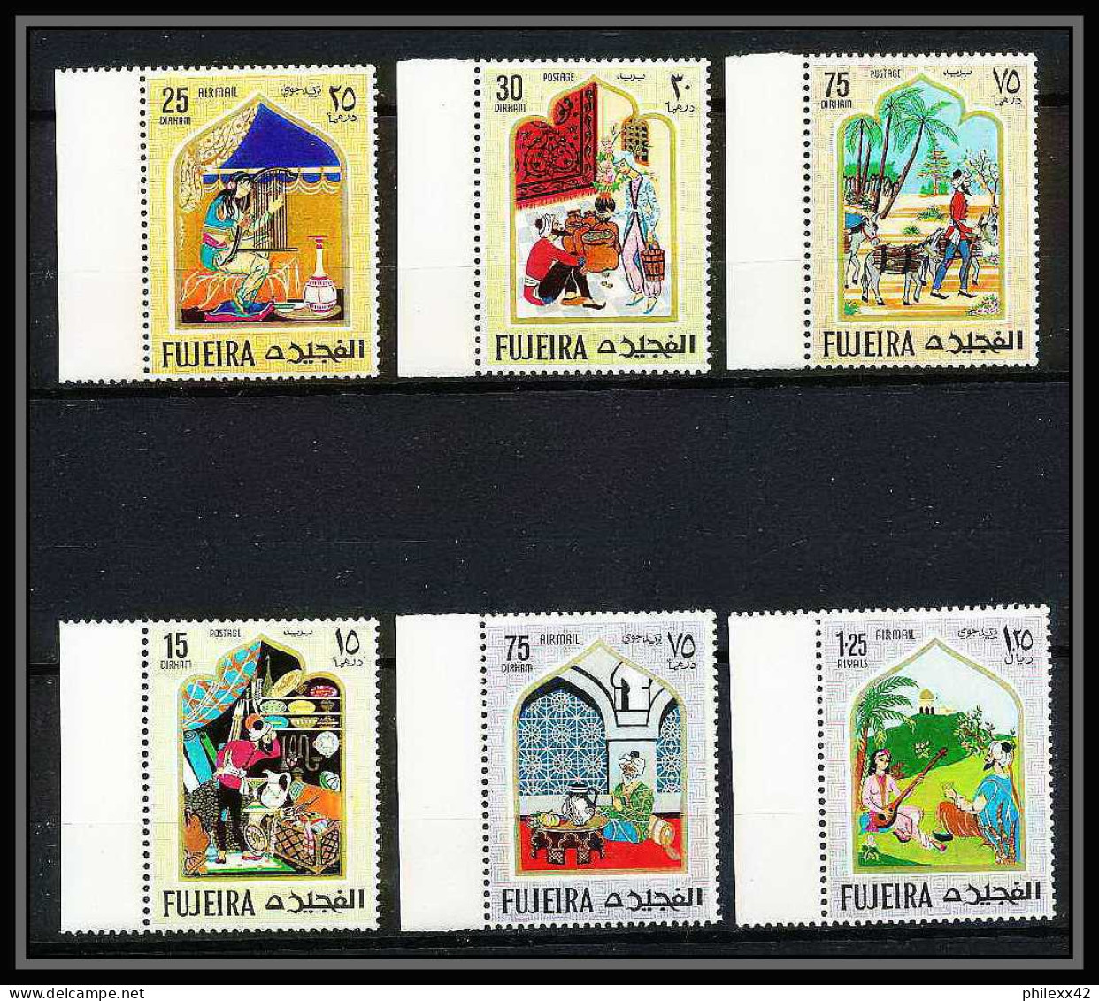 413a - Fujeira MNH ** Mi N° 186 /197 A Oriental Fairy Tales The Arabian Nights Contes Orientaux - Islam