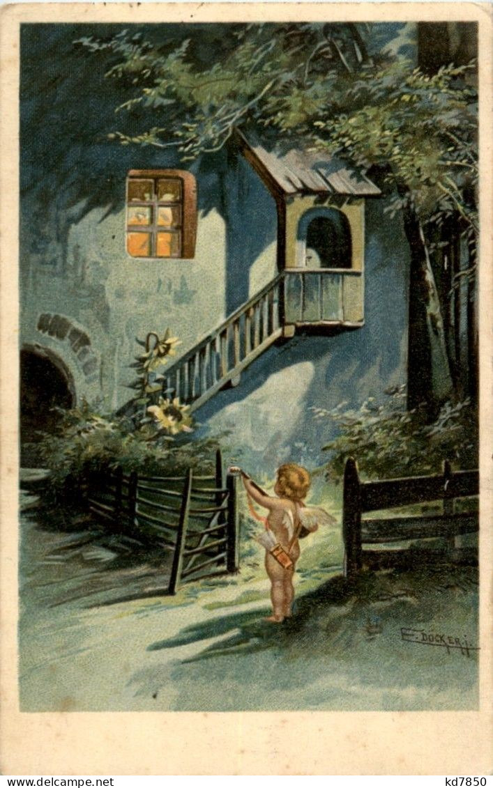 Künstlerpostkarte Sign. E. Döcker - Doecker, E.