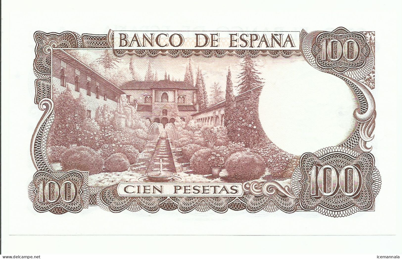 ESPAÑA, BILLETE  DE  100 PESETAS, AÑO 1970   SC - 100 Pesetas