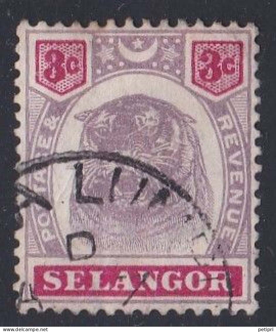 Malaisie  -  Selangor   N °  13  Oblitéré - Selangor