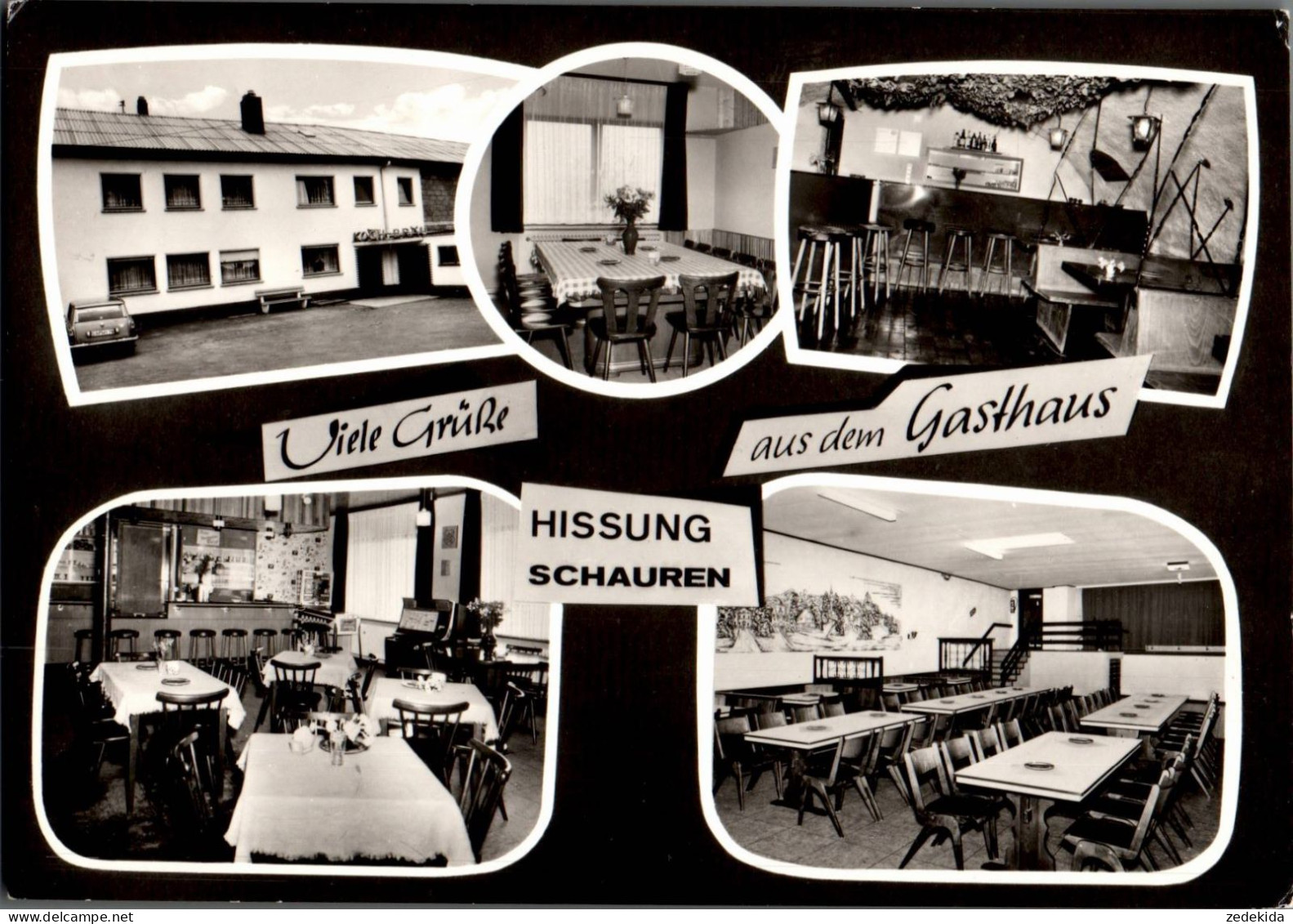 G9987 - Schauren (bei Idar-Oberstein) - Gasthaus Hissung Innenansicht - Foto Hosser - Birkenfeld (Nahe)