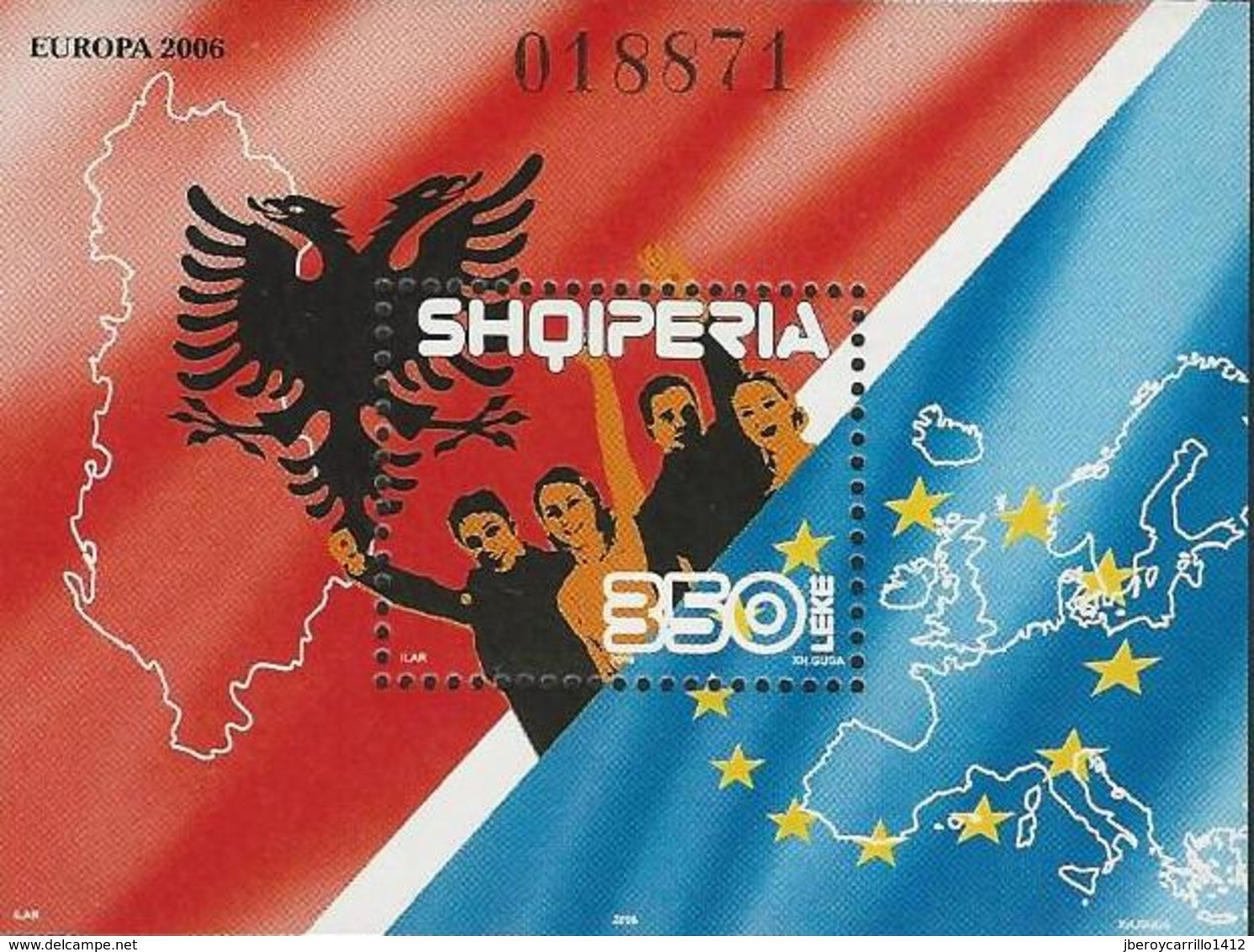ALBANIA - EUROPA 2006 - TEMA "INTEGRATION" -   SOUVENIR SHEET - 2006