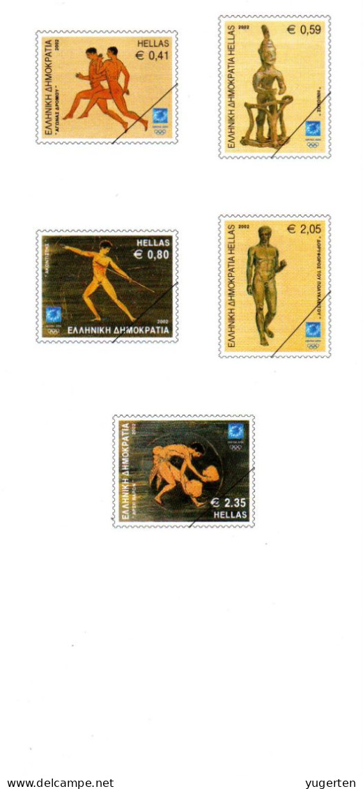 GRECE GREECE 2002 - Philatelic Document - JO Athens 2004 - Olympic Games - Olympics - Javelin Javelot Speer - 2 Scans - Sommer 2004: Athen