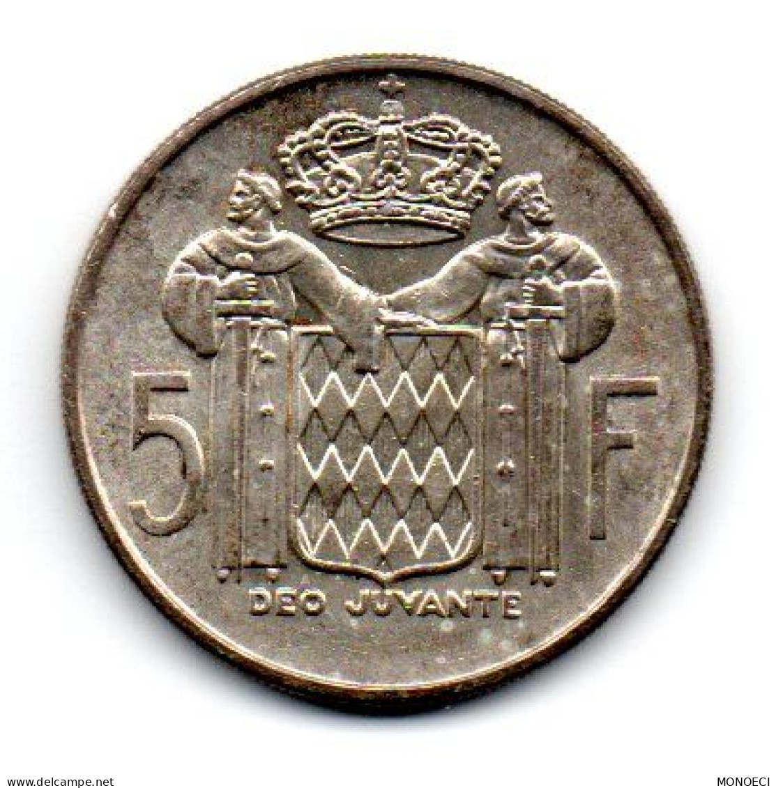 MONACO -- MONTE CARLO -- Monégasque -- Pièce De 5 Francs Argent 1966 -- RAINIER III - 1960-2001 Nieuwe Frank