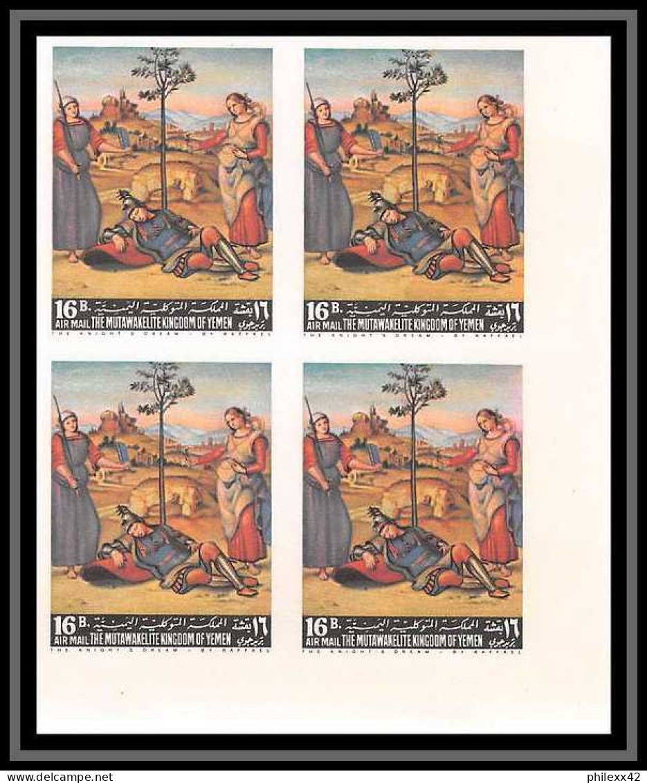 514c Yemen Kingdom MNH ** N° 290 / 295 B Tableau (tableaux Painting) Non Dentelé (Imperf) Van Gogh Rubens Bloc 4 - Rubens
