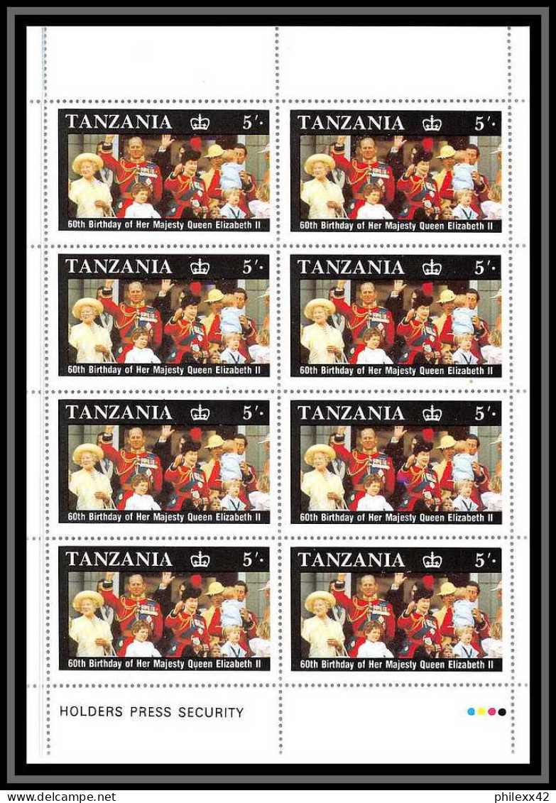 548a Tanzania (tanzanie) MNH ** 60th Aniversary Of Her Majesty Queen Elizabeth 2 Bloc - Tanzanie (1964-...)