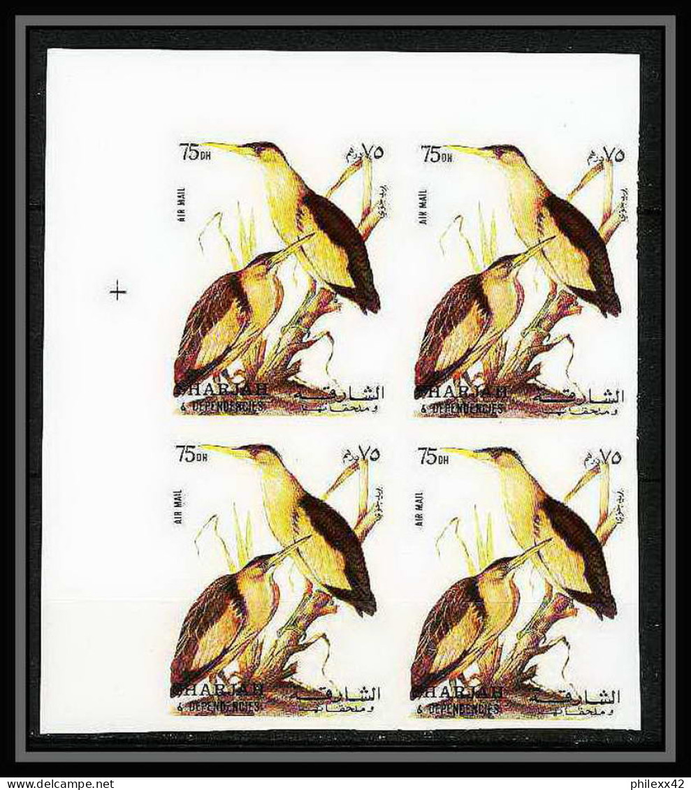 654b Sharjah - MNH ** Mi N° 1036 / 1040 B Oiseaux (bird Birds Oiseau) Grouse Pigeon Non Dentelé (Imperf) BLOC 4 - Konvolute & Serien