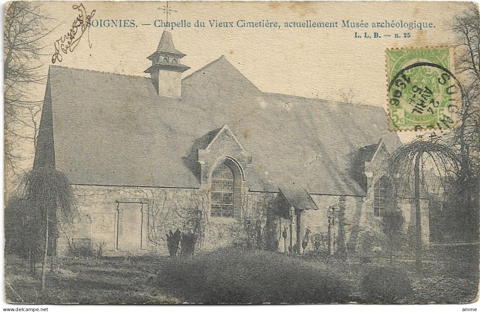 Soignies   *  Chapelle Du Vieux Cimetière, Actuellement Musée Archéologique - Soignies