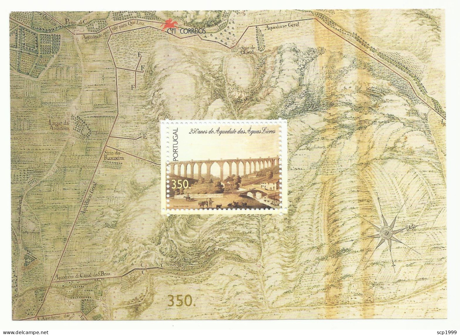 Portugal 1998 - 250 Years Free Waters Aqueduct S/S MNH - Nuevos