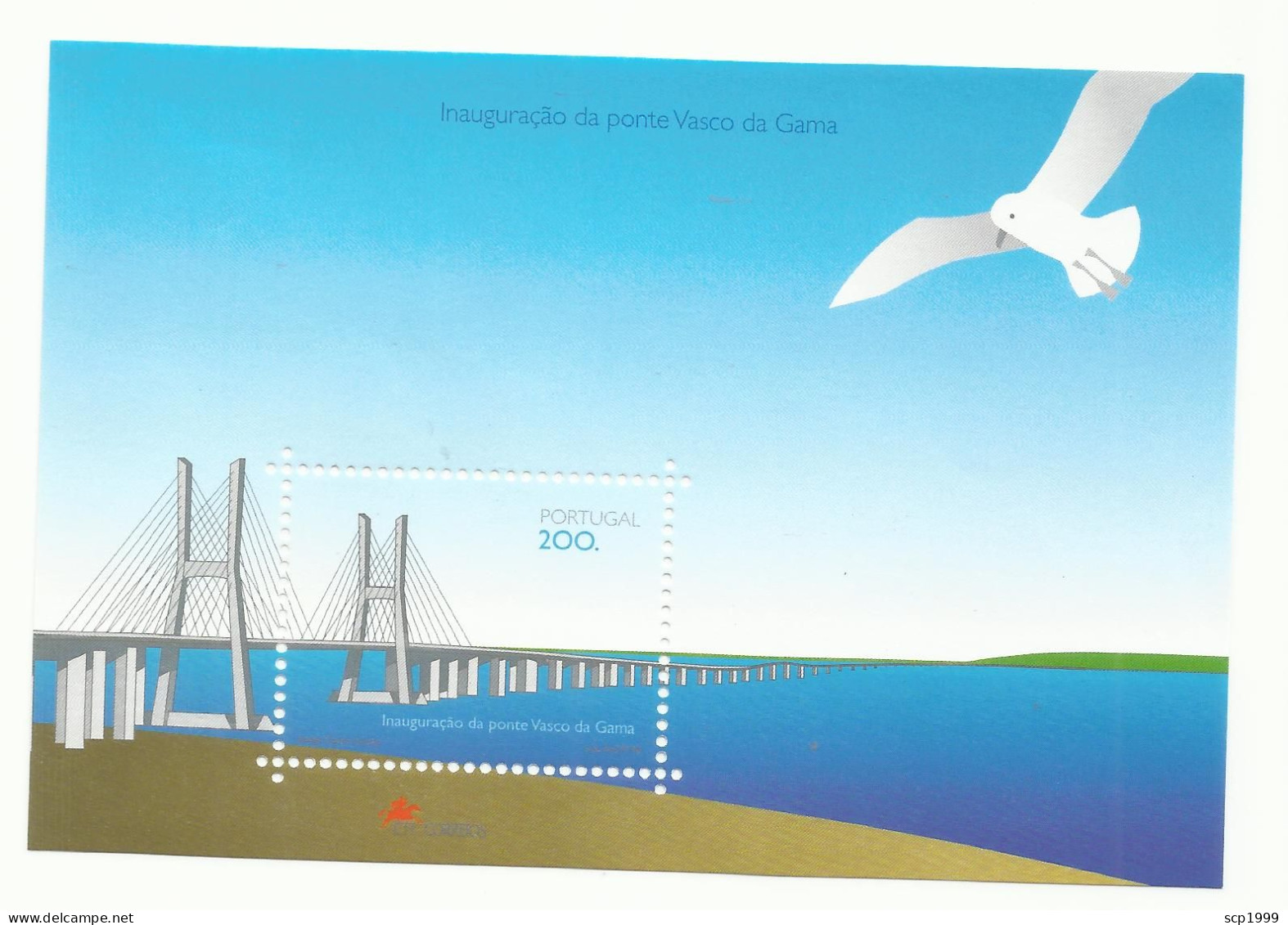 Portugal 1998 - Vasco Da Gama Bridge S/S MNH - Nuevos