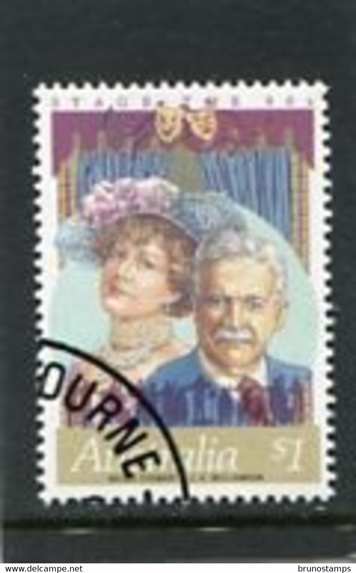 AUSTRALIA - 1989  1$  STAGE AND SCREEN  FINE USED - Oblitérés