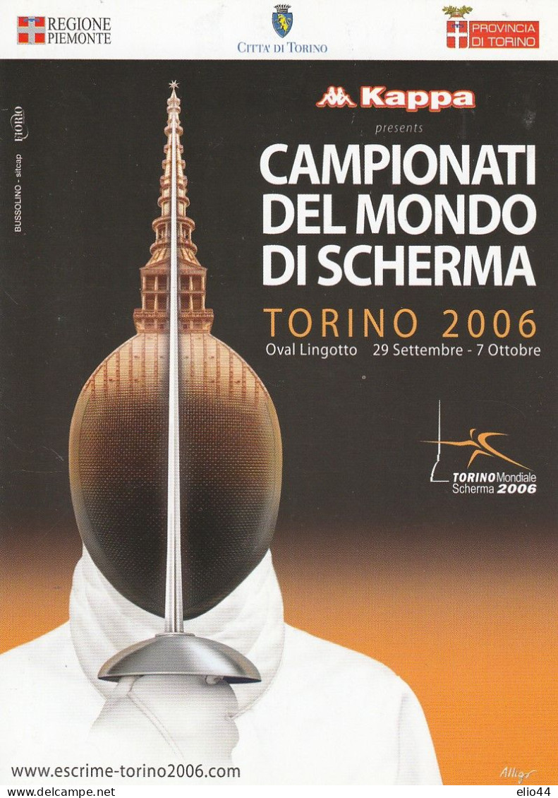 Sport  - Scherma - Torino 2006 - Campionati Del Mondo Di Scherma - - - Scherma