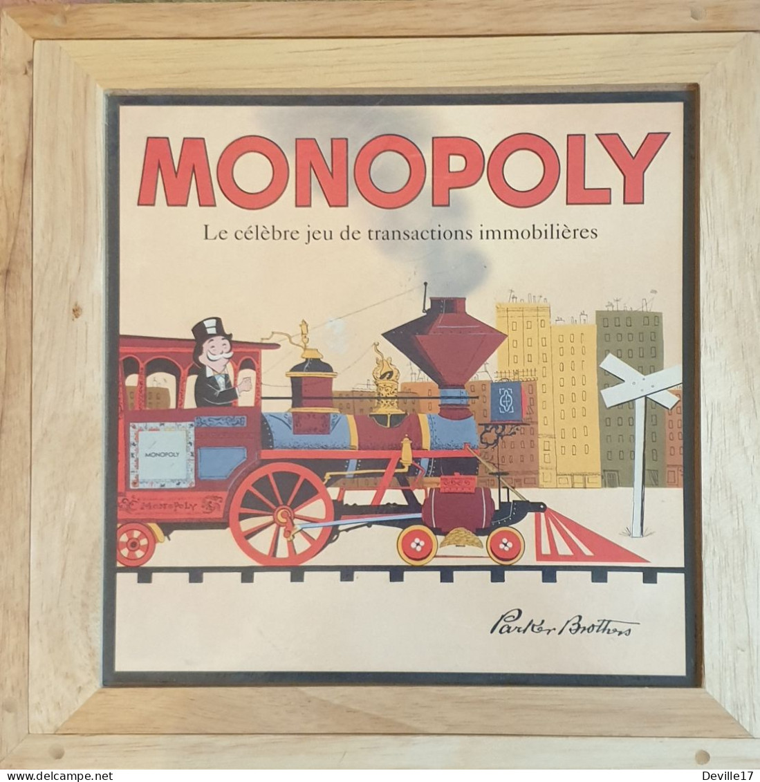 JEU DE MONOPOLY EN BOIS SERIE "NOSTALGIE" PARKER 2003 DISTRIBUTION HASBRO - Autres & Non Classés