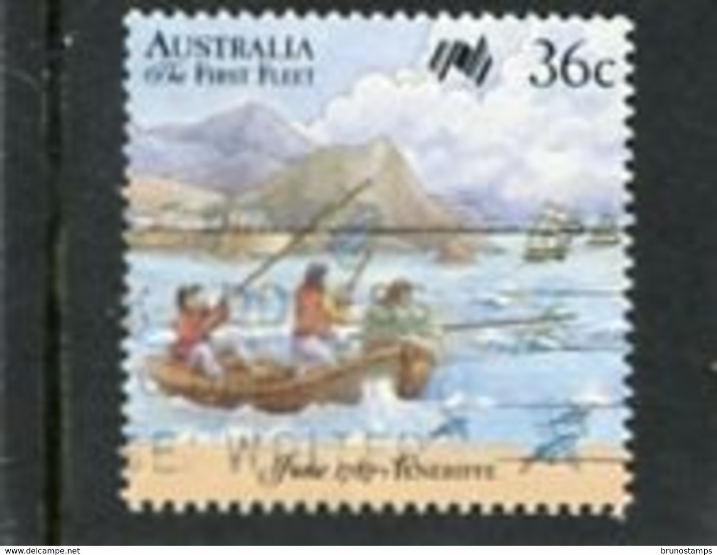 AUSTRALIA - 1987  FISHERMEN  FINE USED - Oblitérés