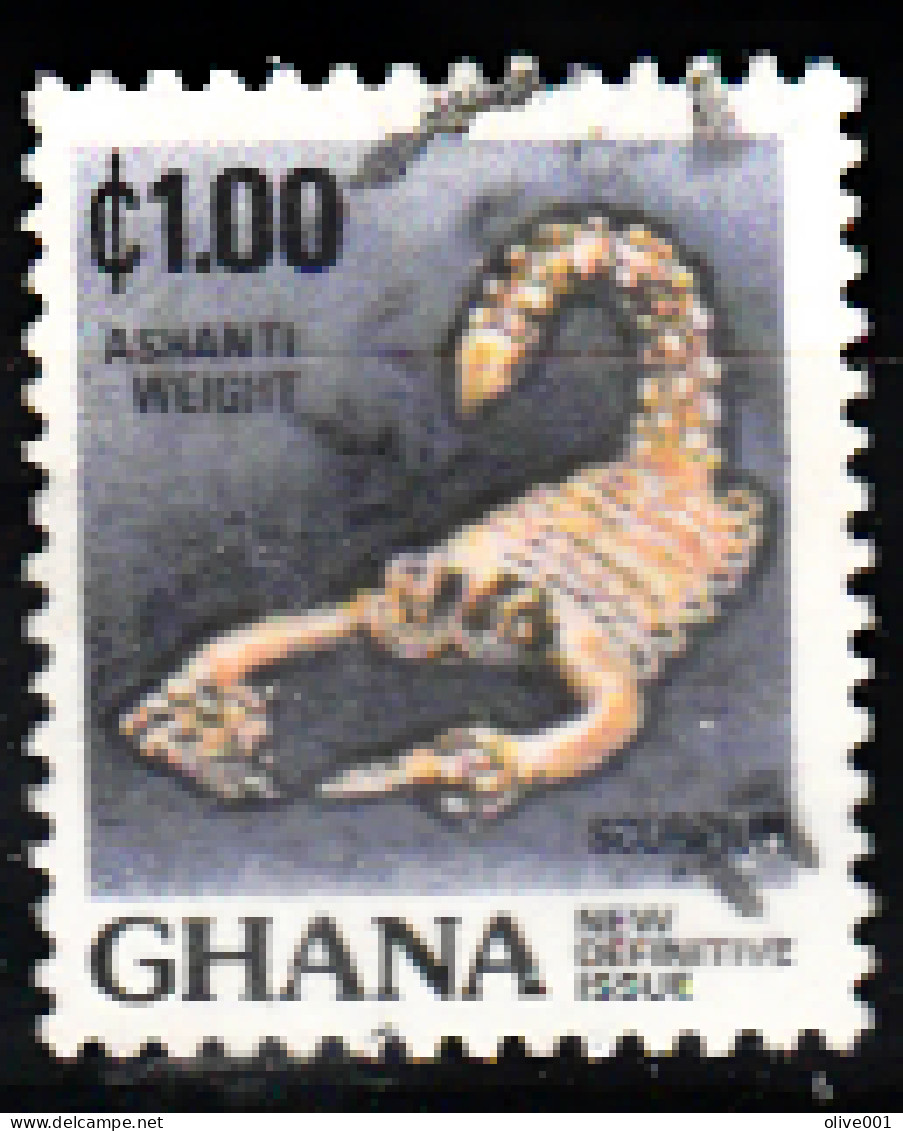 Ghana - 1983 - Série Courante - Faune - Poids Ashanti En Or Forme De Scorpion - Y&T N° 796 Obli (0) - Ghana (1957-...)