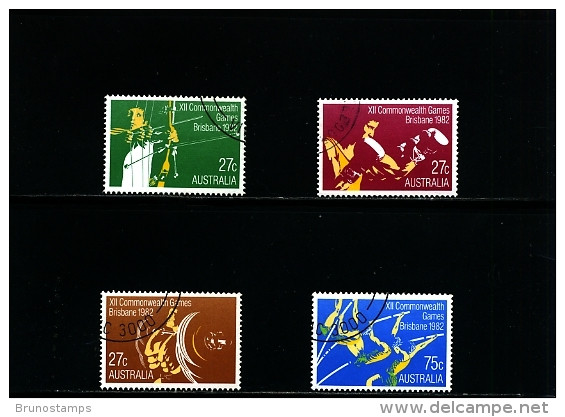 AUSTRALIA - 1982  COMMONWEALTH  GAMES  SET  FINE USED - Oblitérés