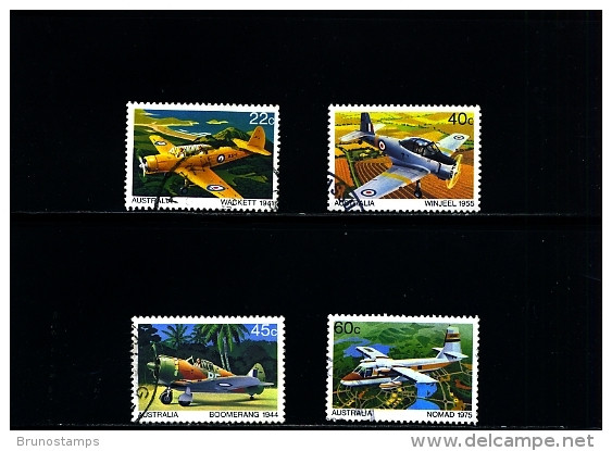 AUSTRALIA - 1980  AIRCRAFT  SET FINE USED - Gebraucht