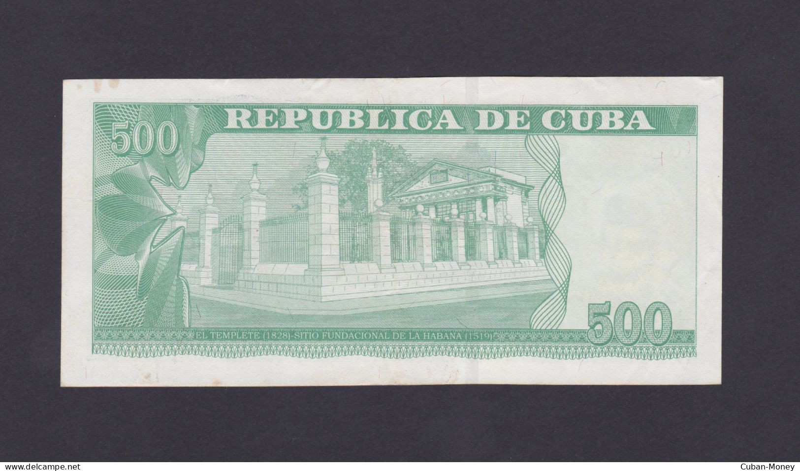 Cuba 500 Pesos 2019 EBC+/AU Conmemorativo Por Los 500 Años De La Fundaciòn De La Habana - Kuba