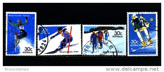 AUSTRALIA - 1984  SKIING  SET  FINE USED - Used Stamps