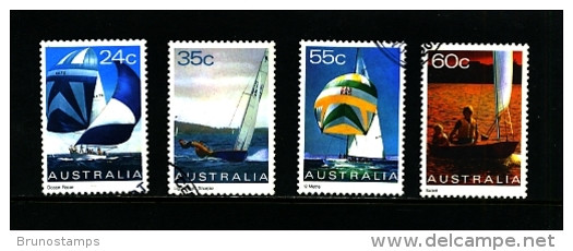 AUSTRALIA - 1981  YACHTS  SET  FINE USED - Gebraucht