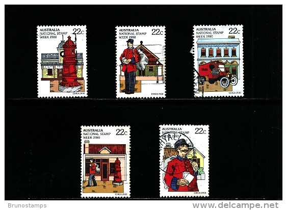 AUSTRALIA - 1980  NATIONAL STAMP WEEK  SET FINE USED - Used Stamps