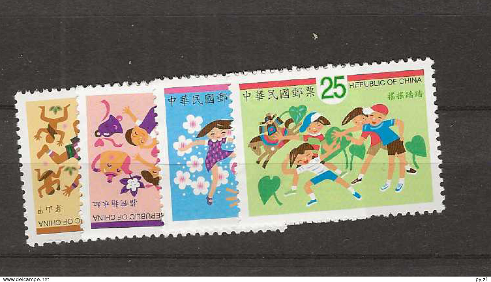 2001 MNH Taiwan Mi 2659-62 Postfris** - Unused Stamps