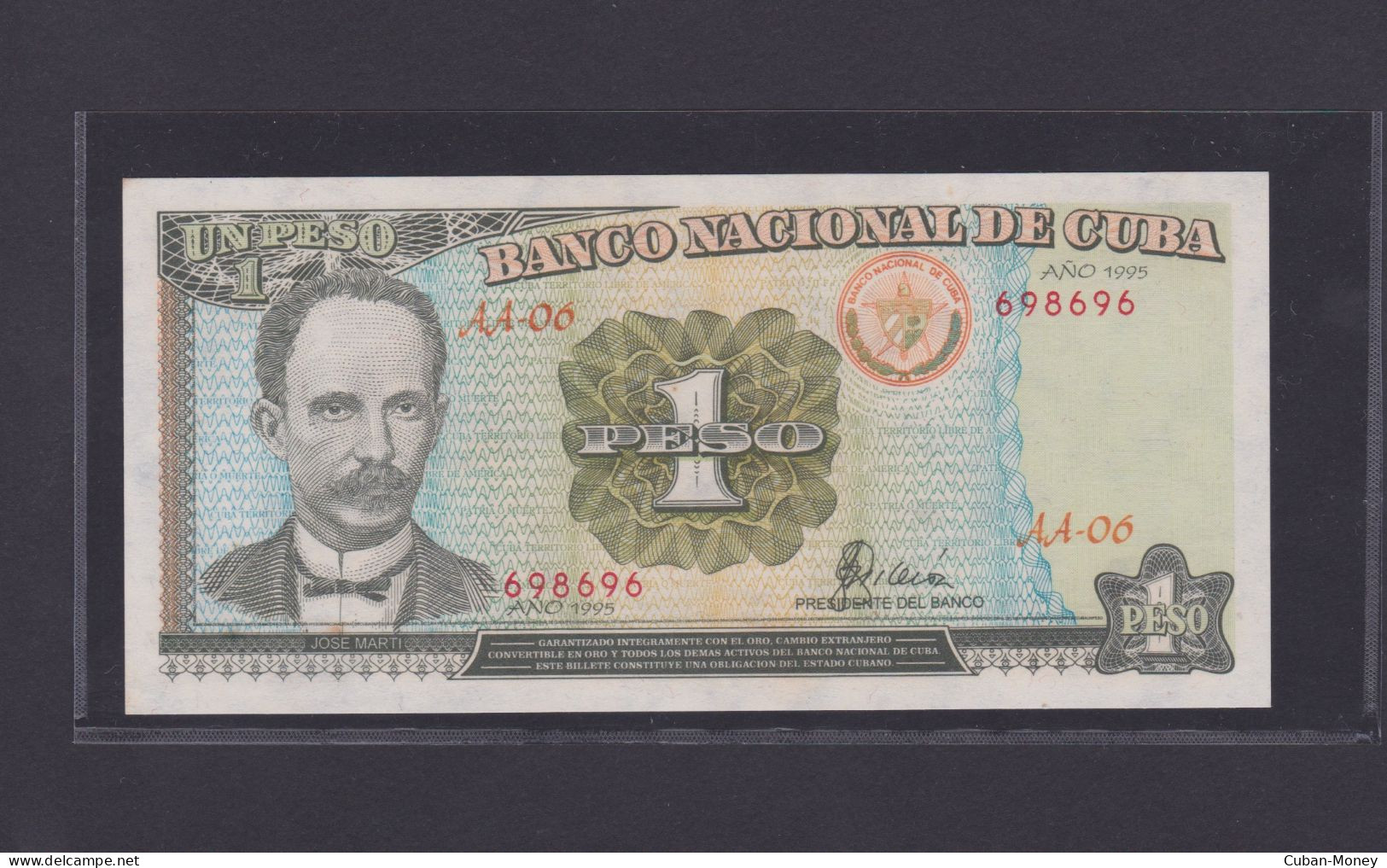 Cuba 1 Peso 1995 SC / UNC - Cuba