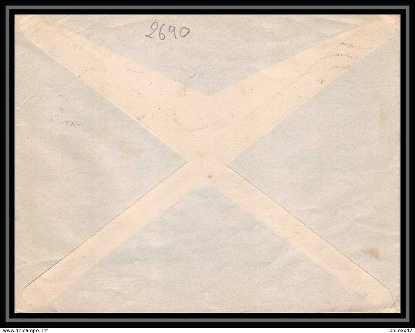 2690 France N°759 CORSE Bloc 4 ANNECY 14/10/1946 Lettre (cover) Pour Castres Mercure Affranchissement Composé Mixte  - 1941-66 Wapenschilden