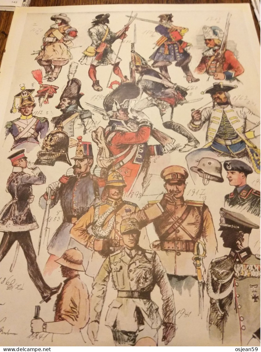 Article De 1941  Sur Uniformes D'hier Et D'aujourd'hui.Petite Histoire Du Costume Militaire. - Other & Unclassified