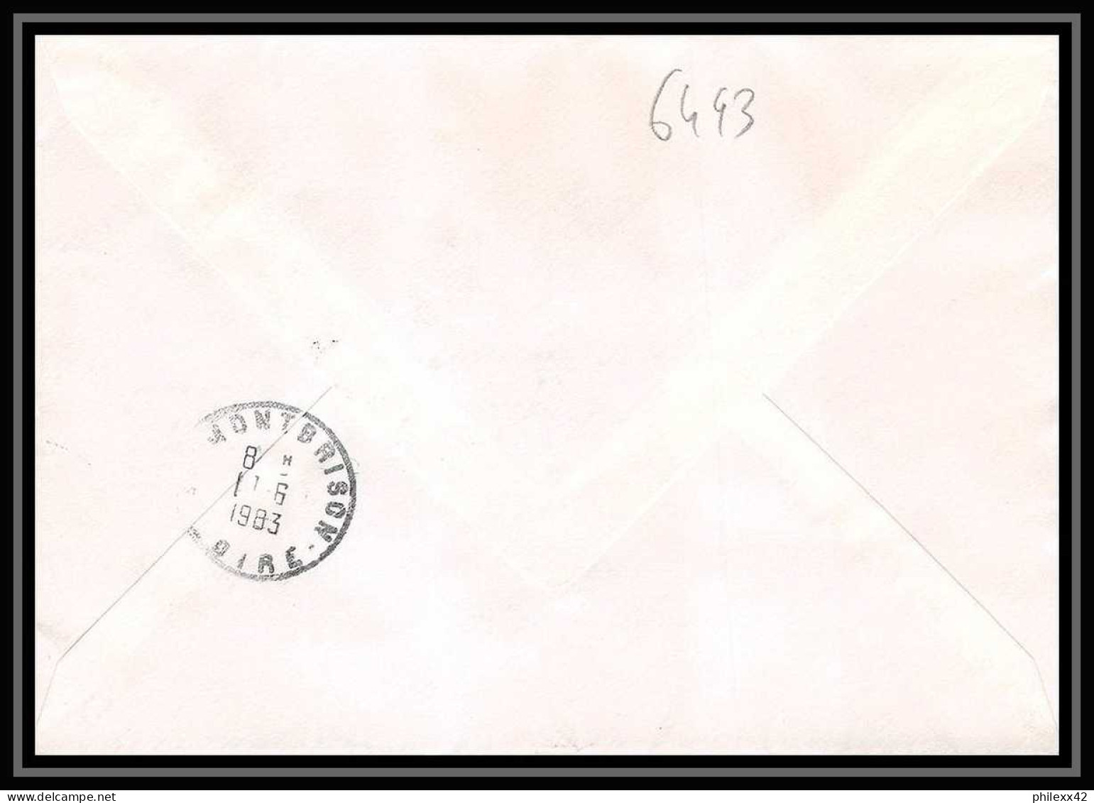 6493/ France Lettre (cover) Montbrison Loire 31/5/1983 Superbe Affranchissement Vert Bequet Sabine Marianne - 1971-1976 Marianne (Béquet)