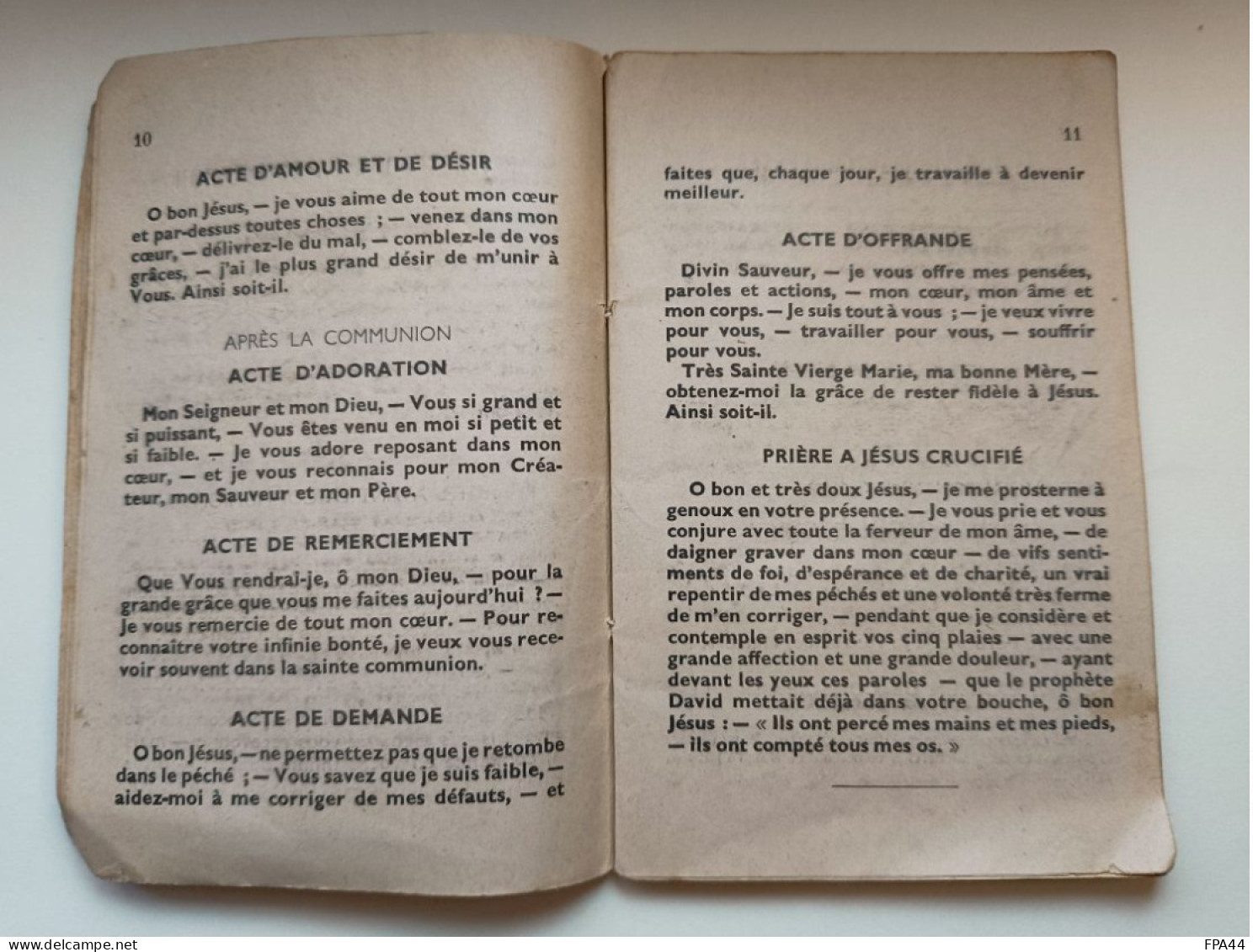 Livret Petit Cathéchisme Diocèse De Poitiers Imprimé Par Ordre De MGR L'Evêque  1943 - Religion & Esotérisme