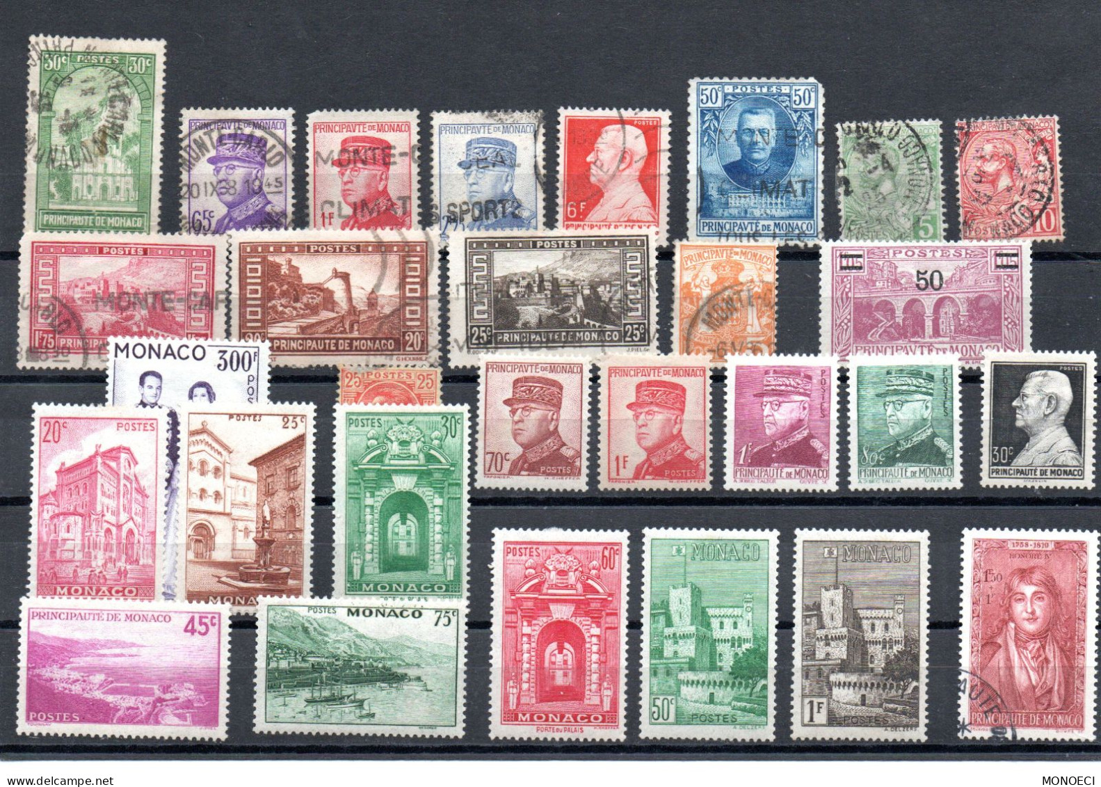 MONACO -- MONTE CARLO -- Lot 85 -- Timbres Oblitérés - Collections, Lots & Series