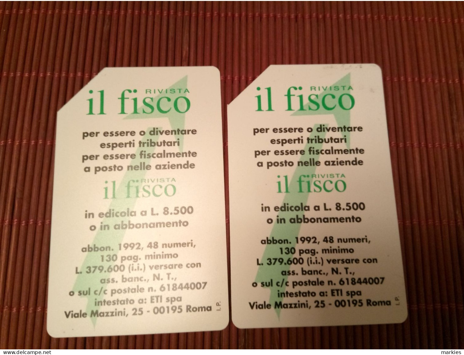 2 Phonecards Italy 5.000 +10.000 Lire   Used Rare - Pubbliche Speciali O Commemorative