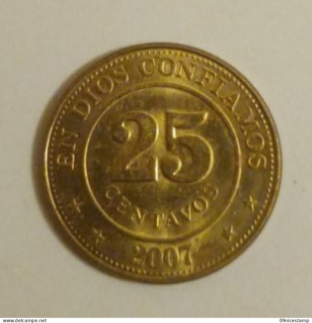 25 Cent Coin From Nicaragua, Used, Year 2007 - Andere - Europa