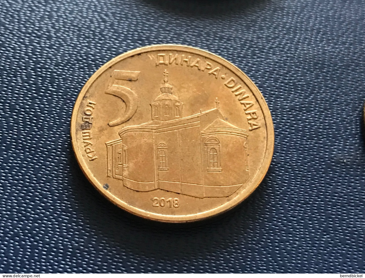 Münze Münzen Umlaufmünze Serbien 5 Dinar 2018 - Servië
