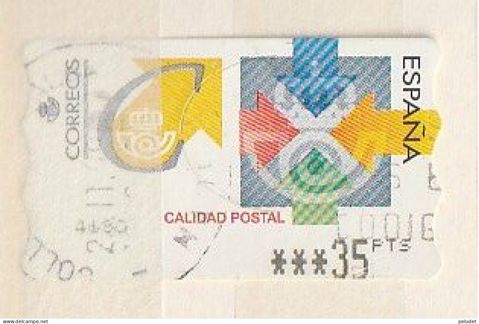 Espagne Spain España - Etiquetas Franqueo / ATM - Postal Quality - Mi AT30 Yt D24 - Vignette [ATM]