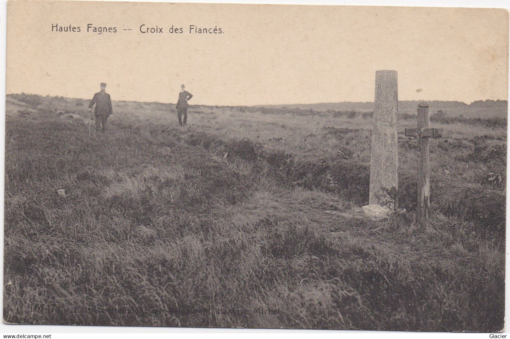 Hautes Fagnes - Croix Des Fiancés - Tampon Baraque Michel - Jalhay