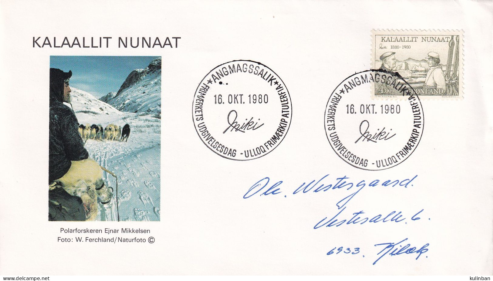 GRENLAND, 1980 KALAALLIT NUNAAT - Covers & Documents